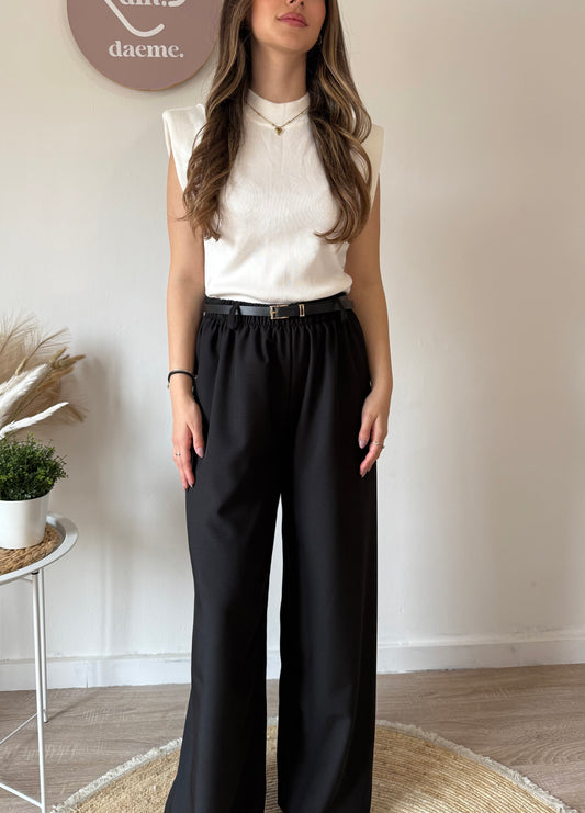 Pantalón caida negro
